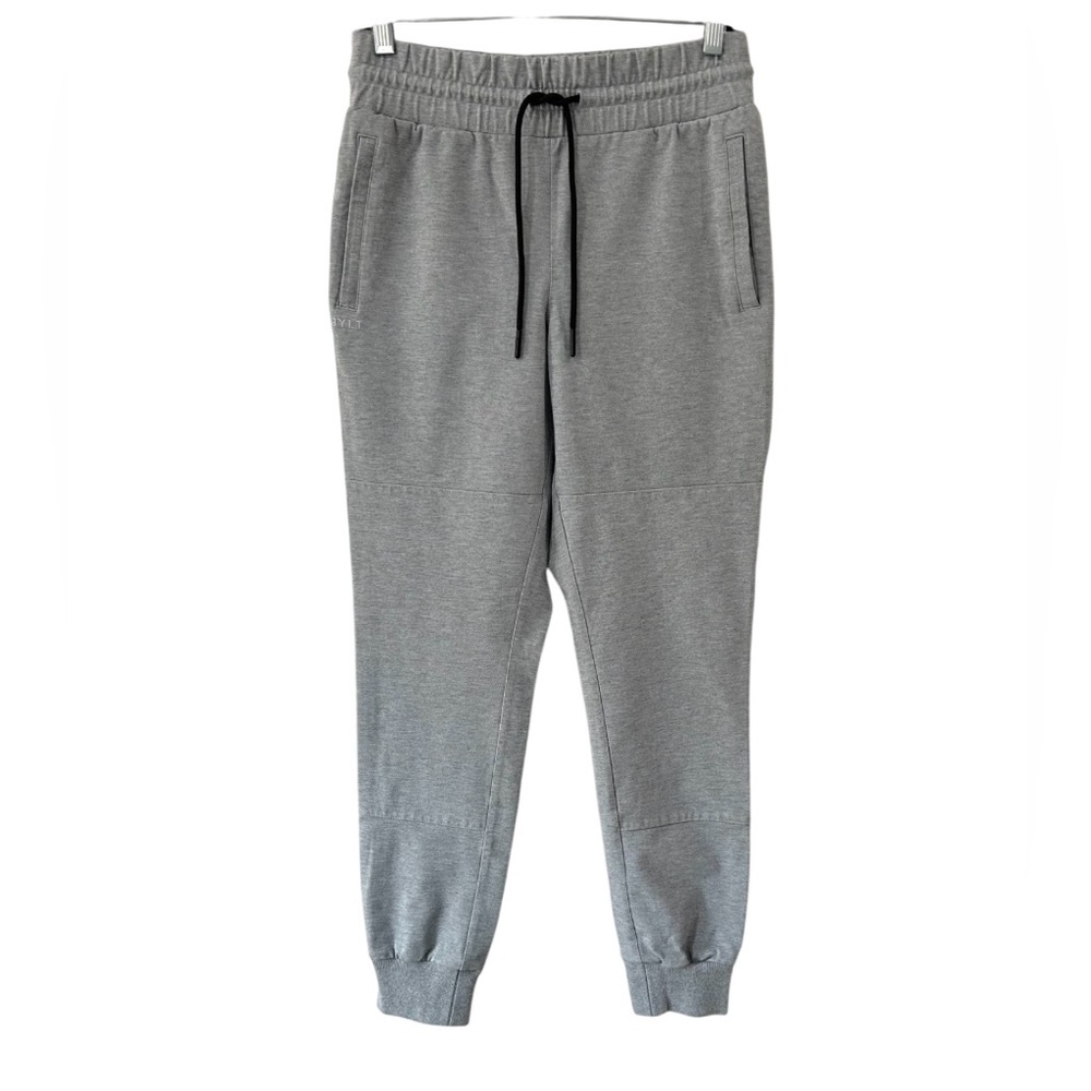BYLT women’s Elite+ Joggers small heather grey pockets active travel athleisure
